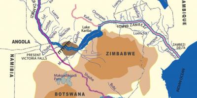 Mapa geológico zambi